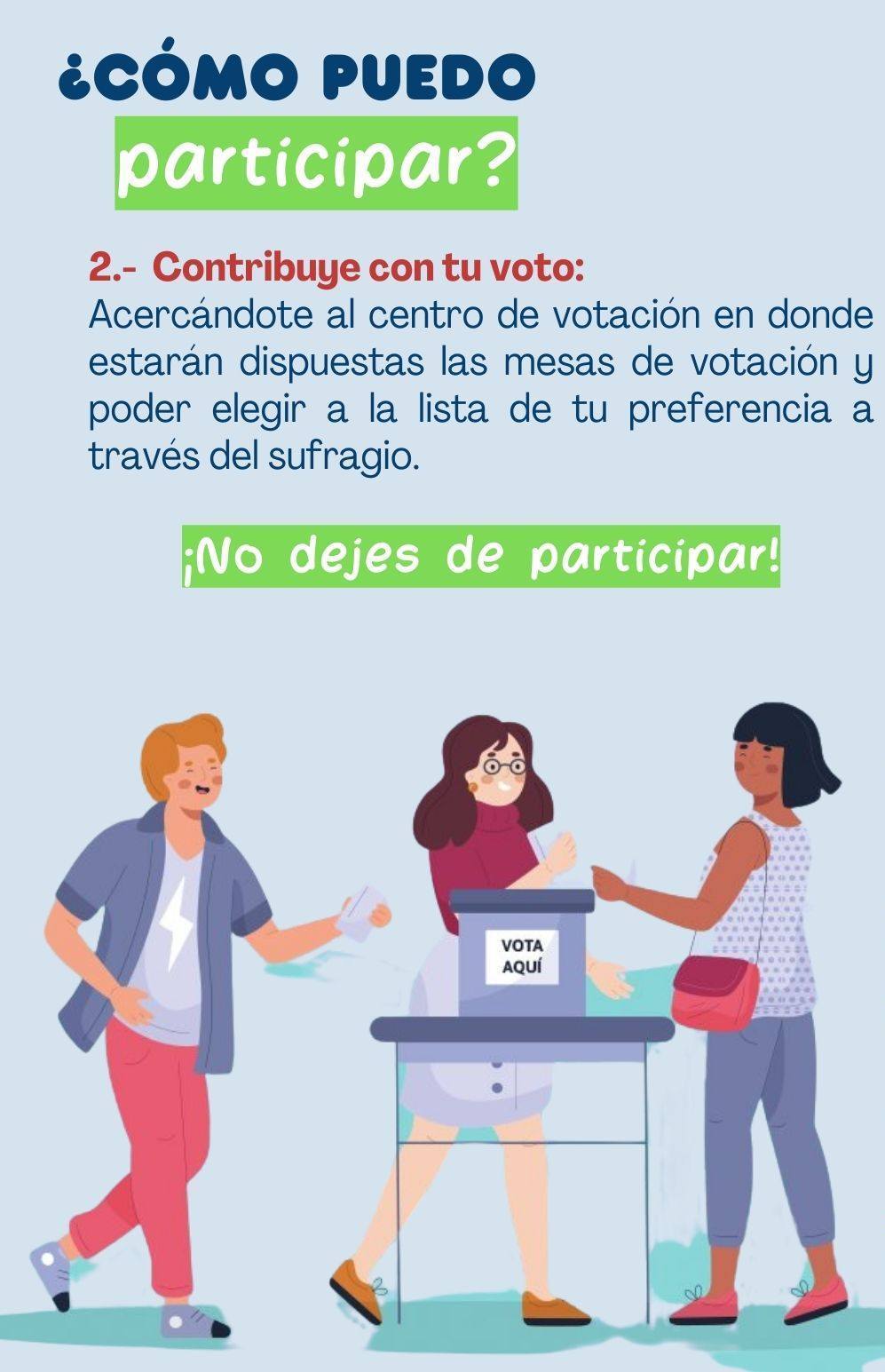 Elecciones de las Juntas Vecinales para el período 2024-2025