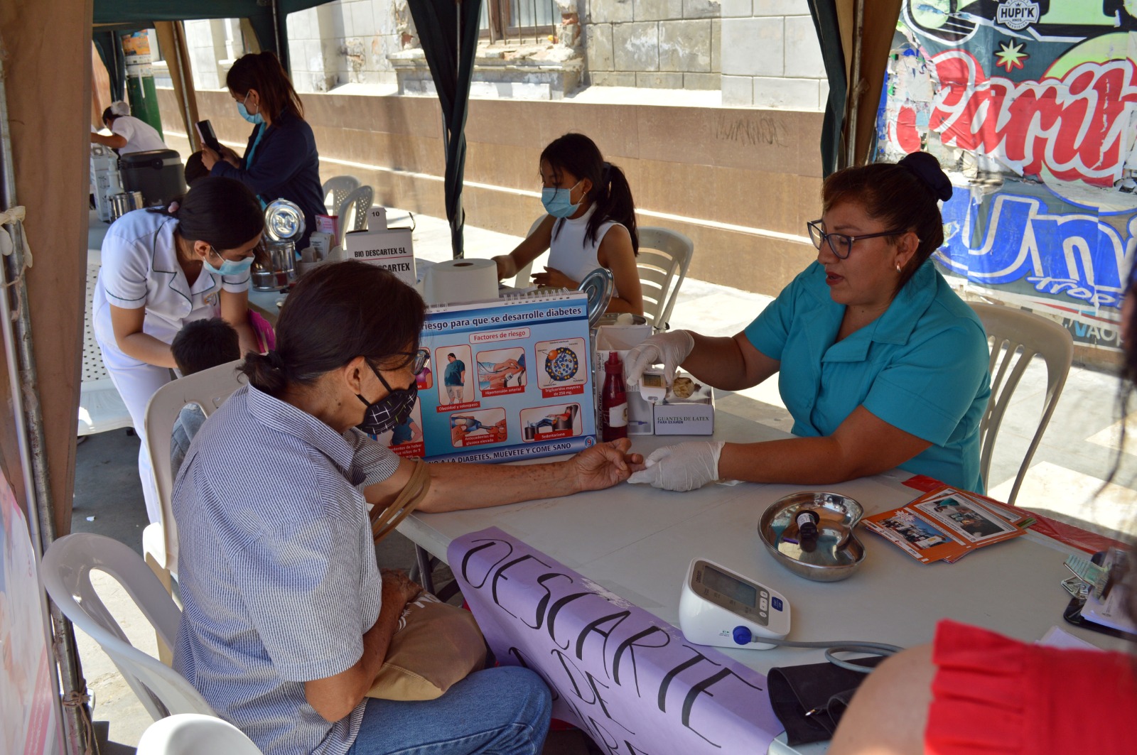 Realizan joranda médica gratuita en Plazuela Elias Aguirre de Chiclayo