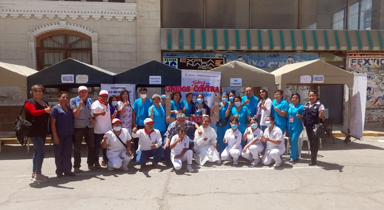 Realizan joranda médica gratuita en Plazuela Elias Aguirre de Chiclayo