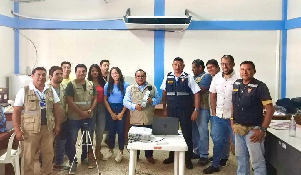 Personal de Fiscalización es capacitado en uso del sonómetro