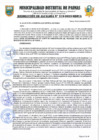 Vista preliminar de documento RESOLUCION DE ALCALDIA Nº219