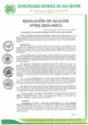 Vista preliminar de documento Resolución de Alcaldía 302-2023