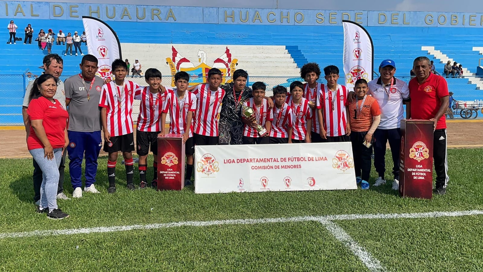 Comuna huaralina felicita a los menores del Unión Huaral por los logros obtenidos en los recientes campeonatos nacionales