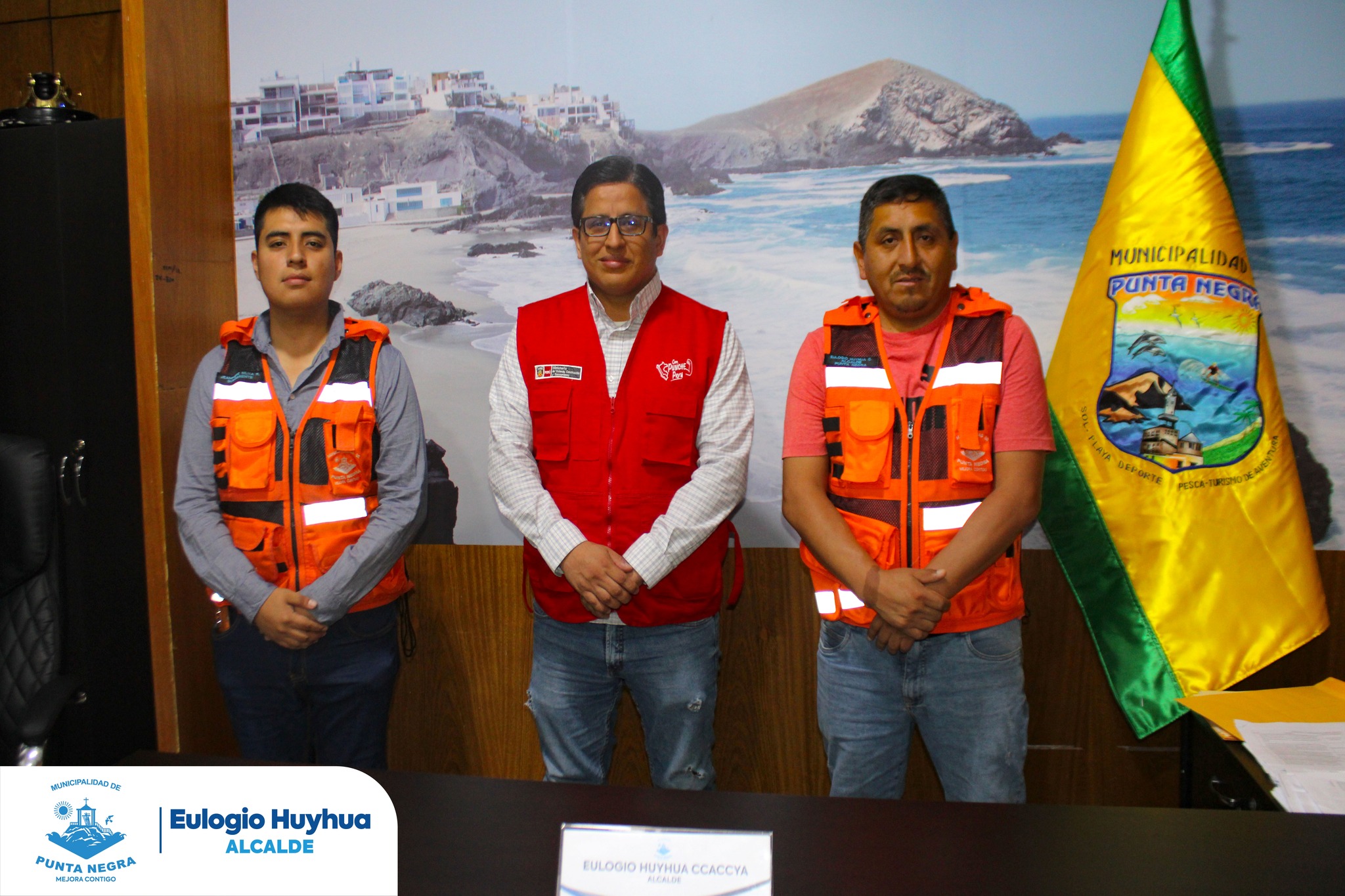 Inspección en la Quebrada Cruz de Hueso previo a los trabajos de descolmatación frente al Fenómeno El Niño.