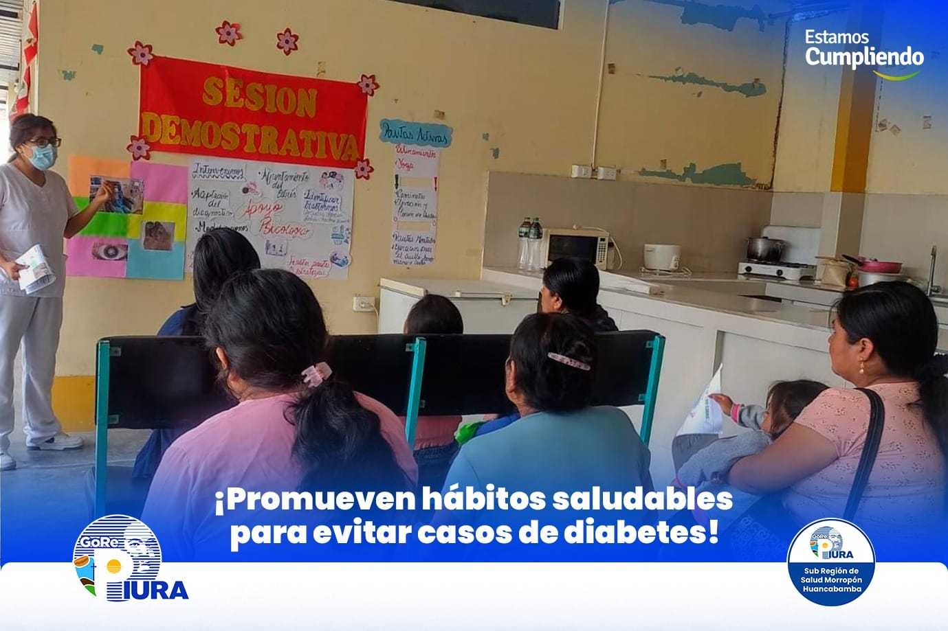 Promueven hábitos saludables para evitar casos de diabetes.