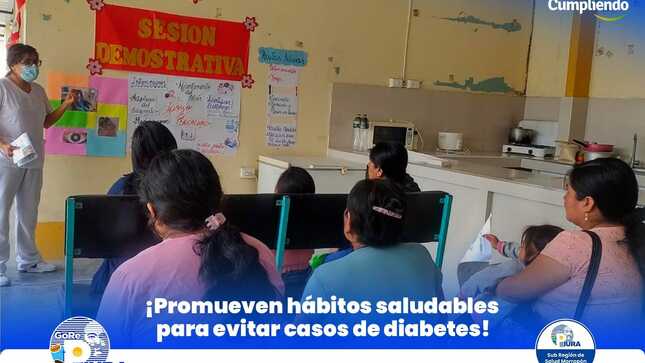 Promueven hábitos saludables para evitar casos de diabetes.