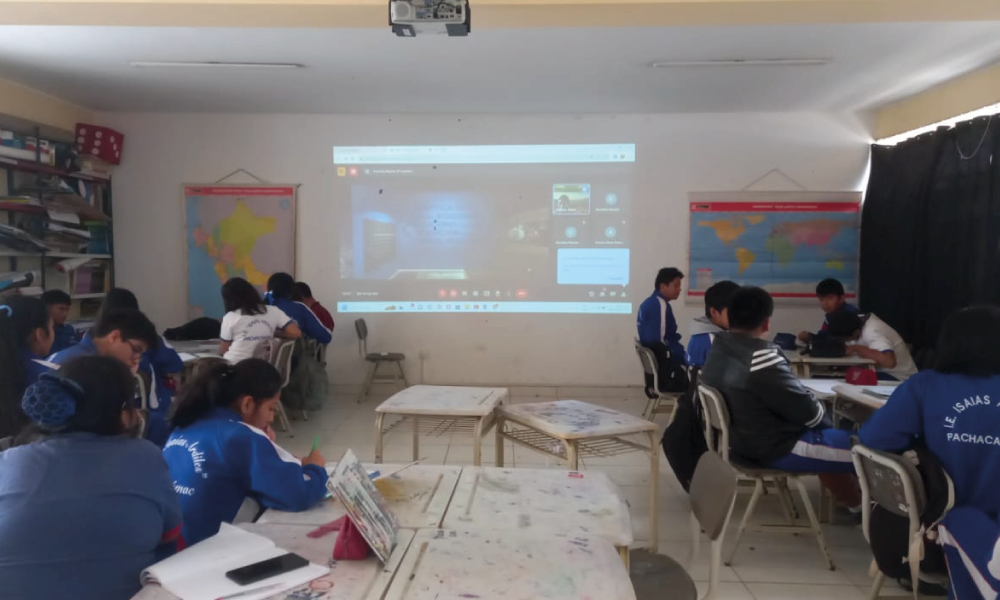Escolares de diferentes ciudades del país conocieron el Museo Caral