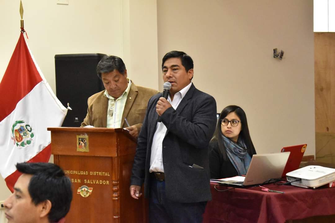En Mesa técnica en distrito de San Salvador- Calca, conto con Consejeros Regionales y los siete alcaldes distritales de la provincia de Calc