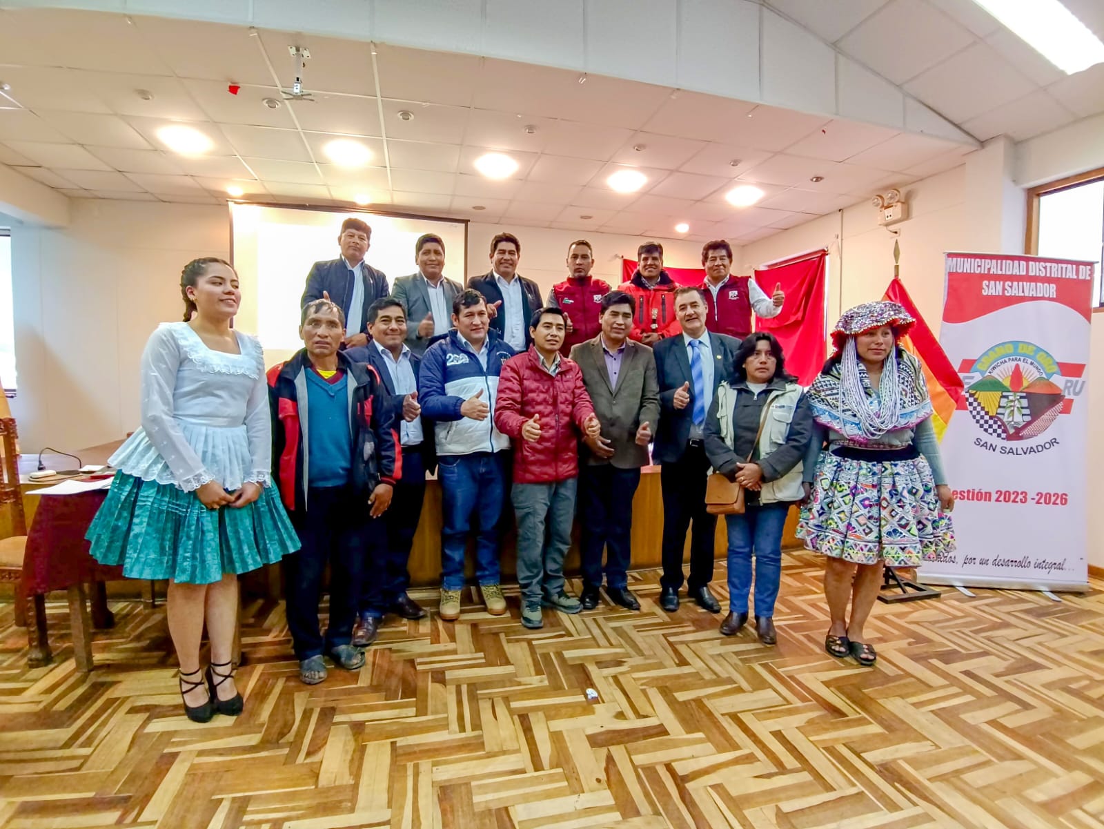 En Mesa técnica en distrito de San Salvador- Calca, conto con Consejeros Regionales y los siete alcaldes distritales de la provincia de Calc