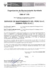 Vista preliminar de documento CERTIFICADO DE LA OMA N° 018 - SEMAN PERÚ SAC Rev.7 DGAC