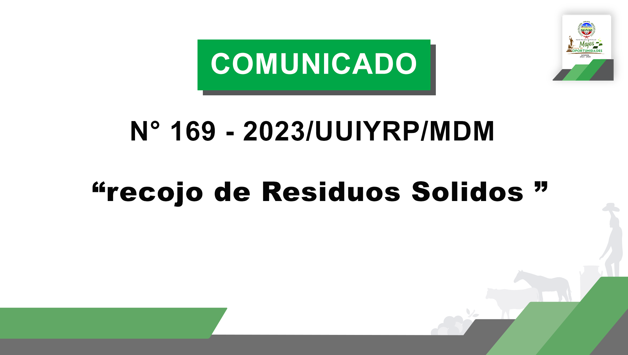 Comunicado 169 PNG