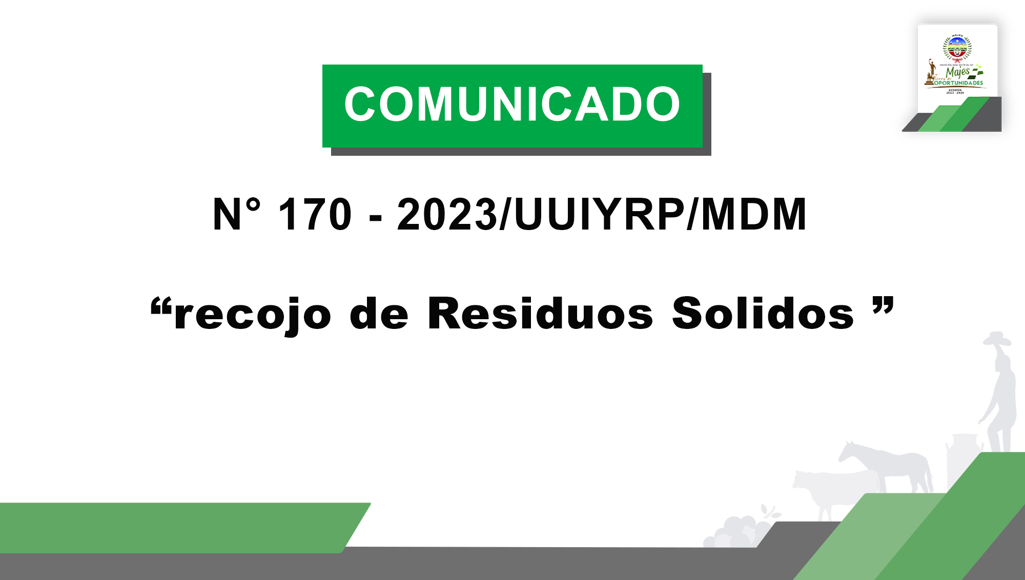 Comunicado 170 PNG