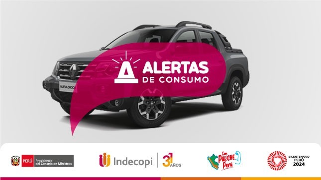 El Indecopi alerta sobre posibles fallas en vehículos Renault Oroch de los años 2022 y 2023 
