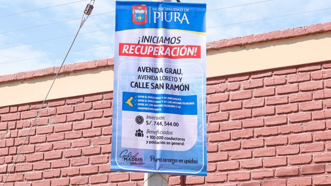 MPP implementa plan de desvío vehicular por trabajos de mantenimiento en las avenidas Grau, Loreto y San Ramón