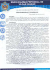 Vista preliminar de documento ORDENNAZA MUNICIPAL N° 019-2016-MPVH-AYAC