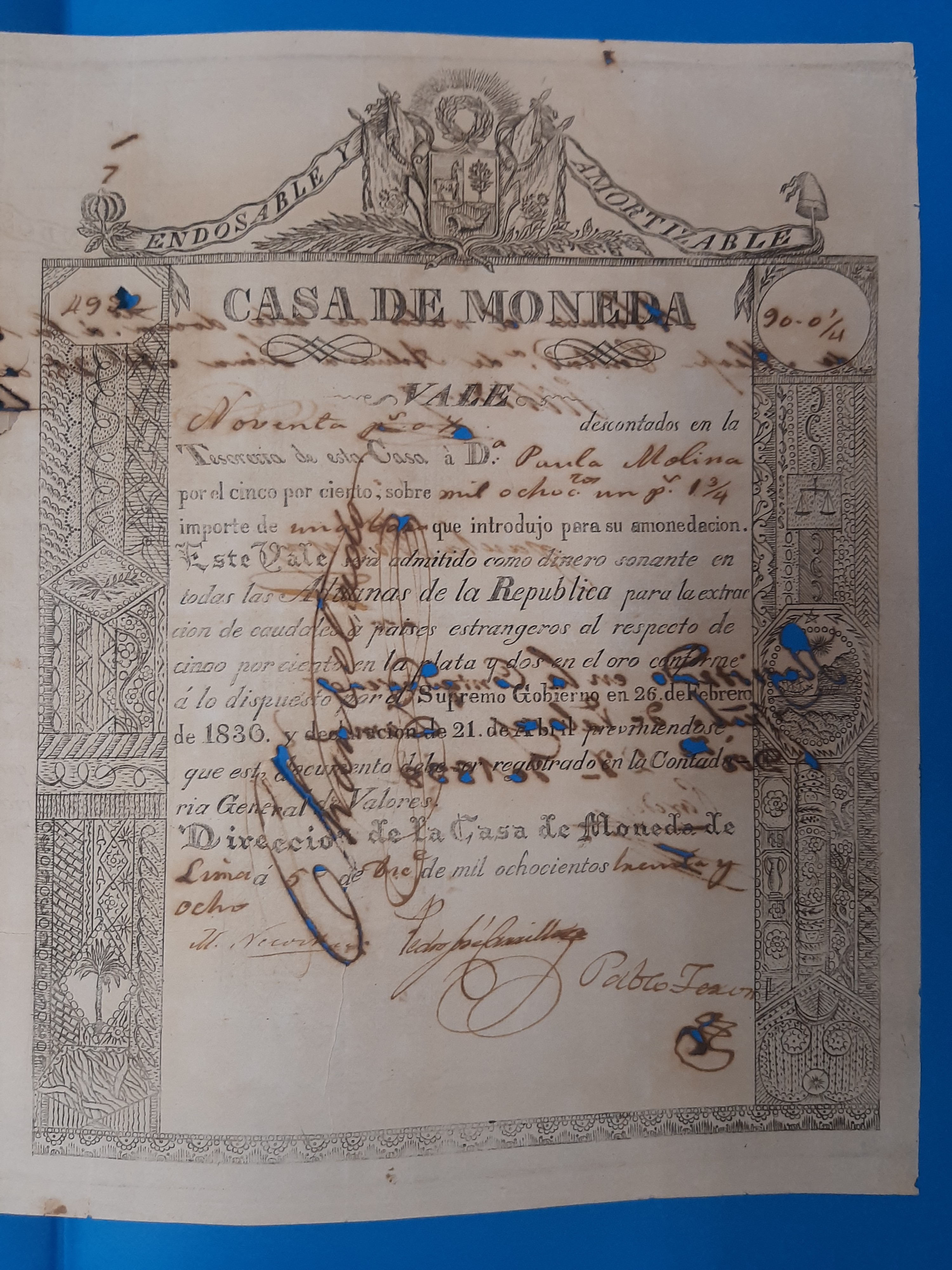 Ministerio de Cultura verificó la repatriación de tres bienes documentales procedentes de Bélgica