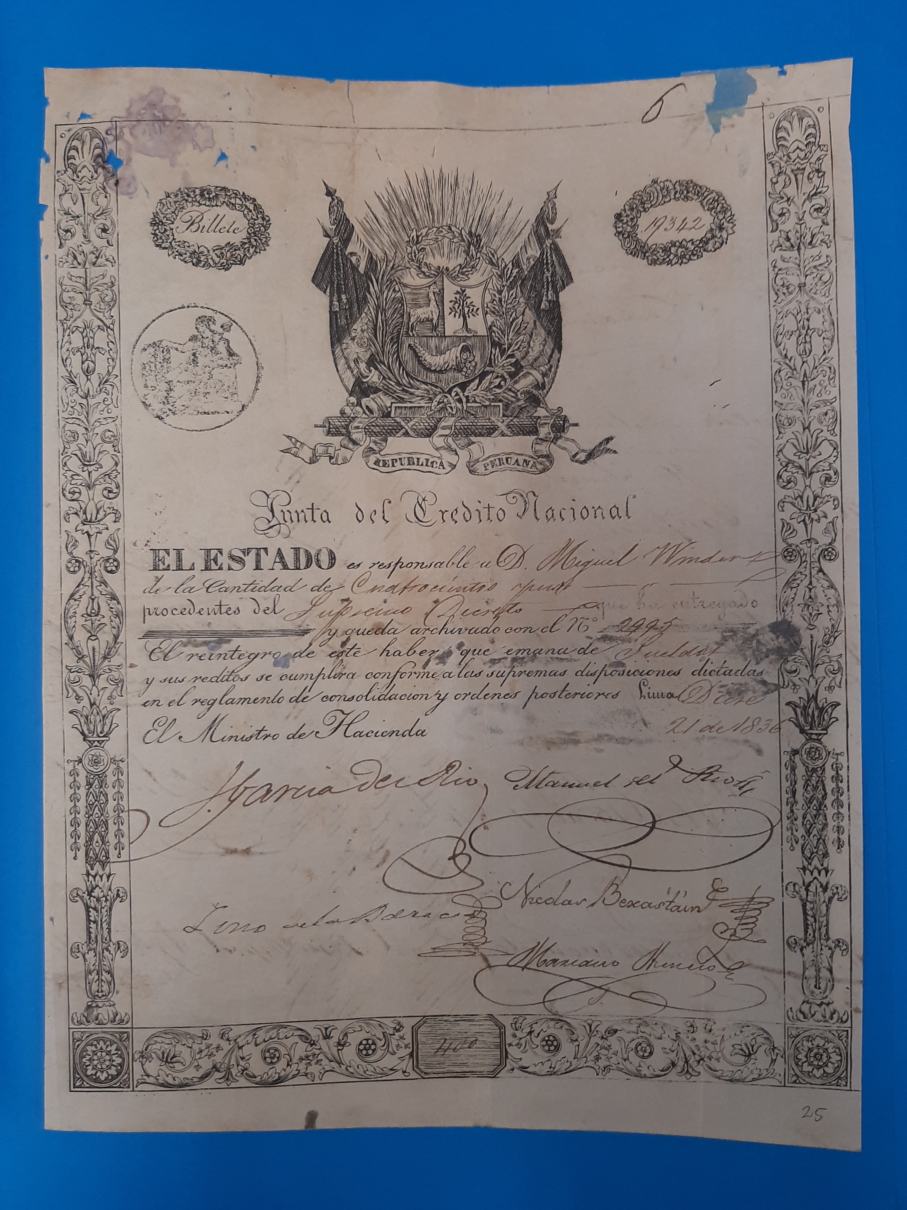 Ministerio de Cultura verificó la repatriación de tres bienes documentales procedentes de Bélgica