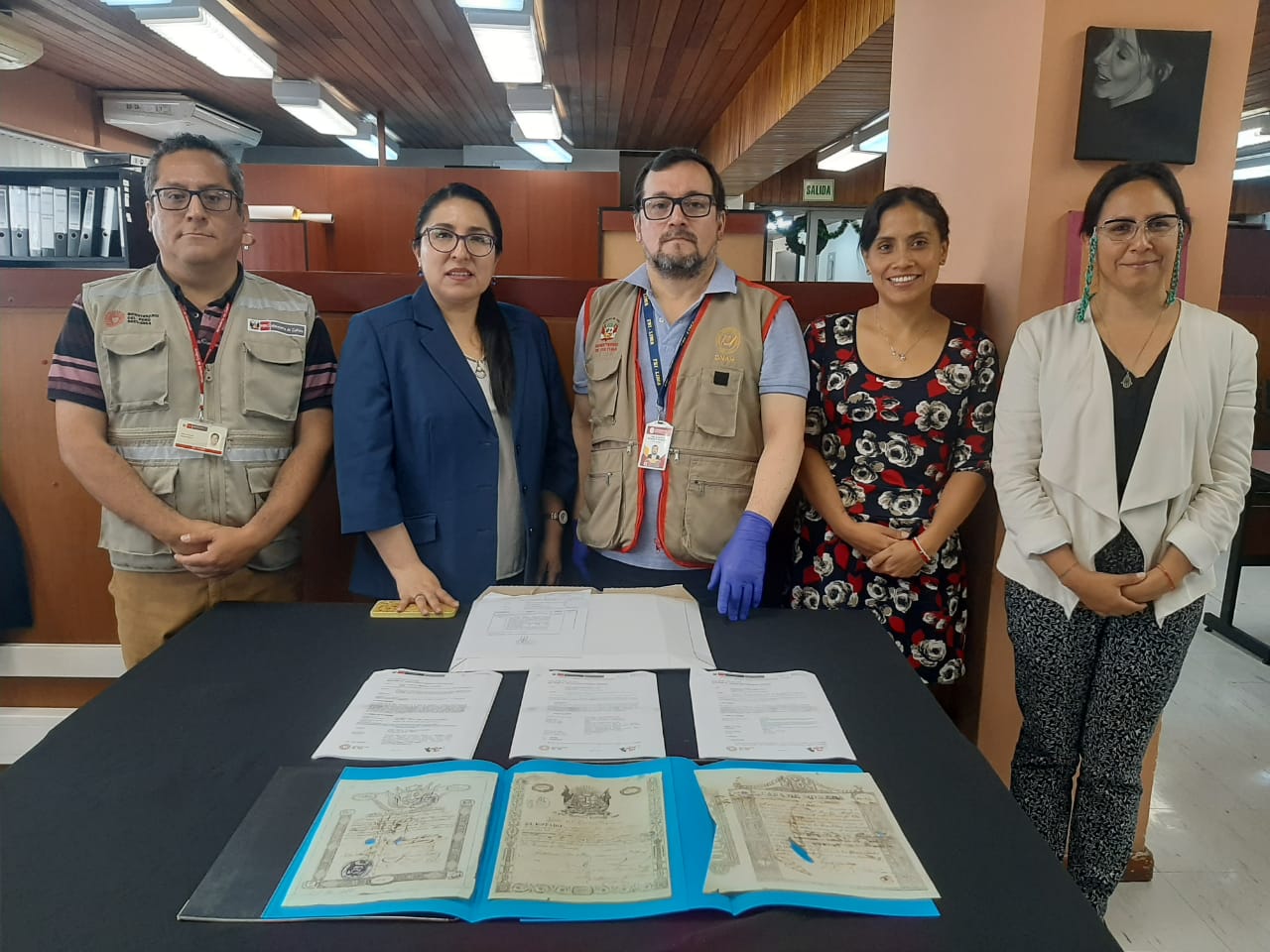 Ministerio de Cultura verificó la repatriación de tres bienes documentales procedentes de Bélgica