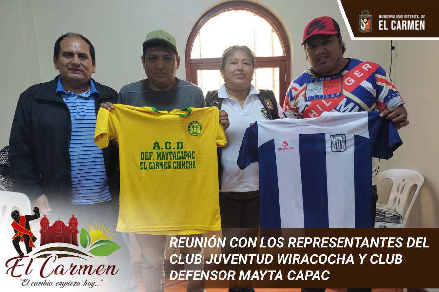 REUNION CON LOS REPRESENTANTES DEL CLUB JUVENTUD WIRACOCHA Y CLUB DEFENSOR MAYTA CAPAC