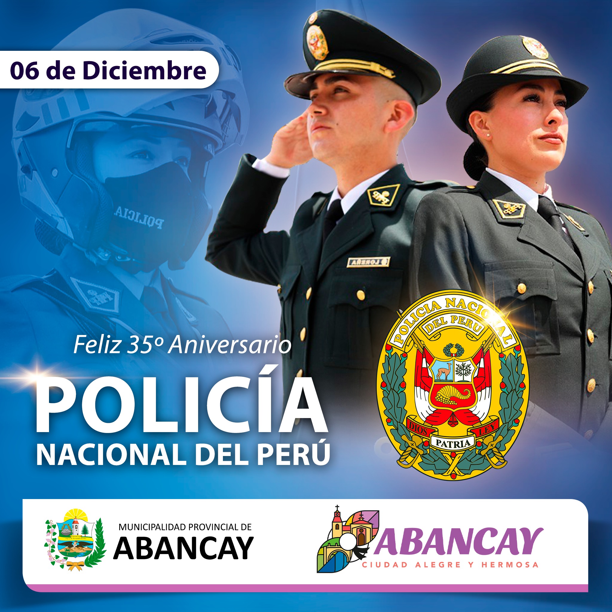 Feliz “XXXV” Aniversario Policía Nacional Del Perú