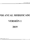 Vista preliminar de documento POI Anual Modificado Versión 1