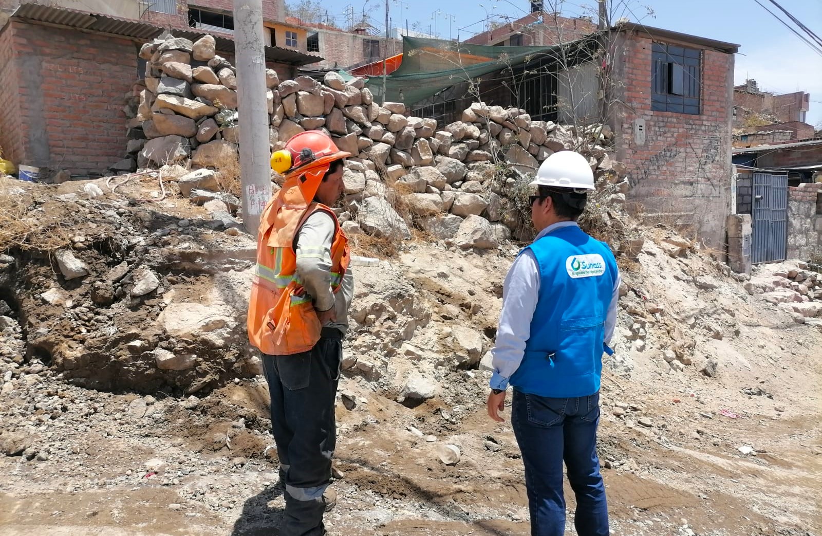 Sunass supervisó reposición del agua potable