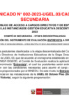 Vista preliminar de documento Comunicado 002 - comité 2 - Concurso de acceso a cargos directivos secundaria