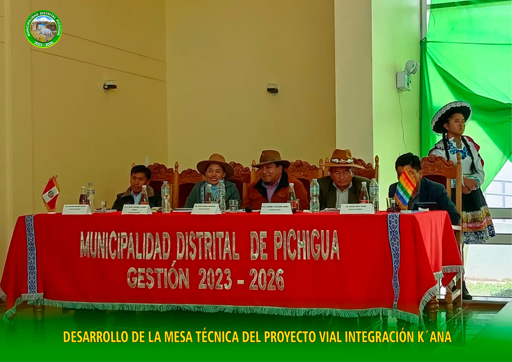 Desarrollo de la II Mesa Técnica del Proyecto Vial Integración K´ana