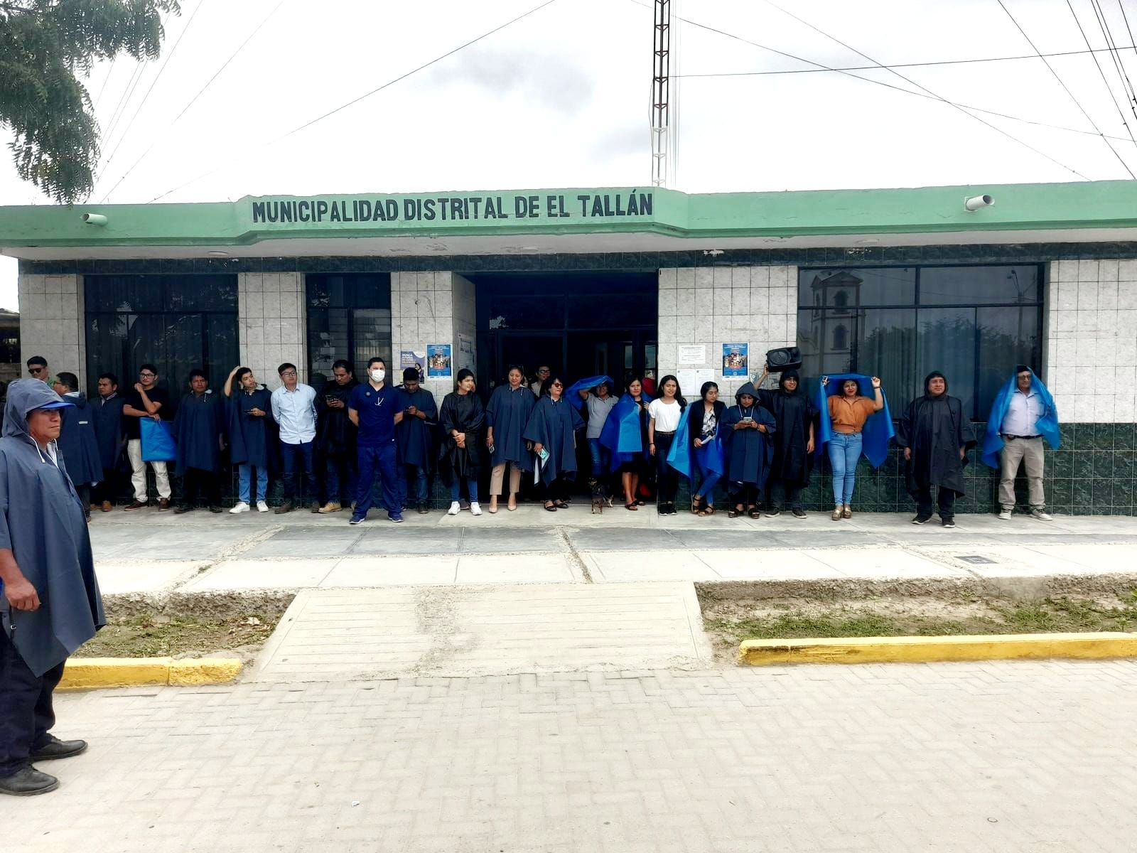 SIMULACRO DE LLUVIAS INTENSAS EN EL DISTRITO DE EL TALLÁN y las diferentes I.E