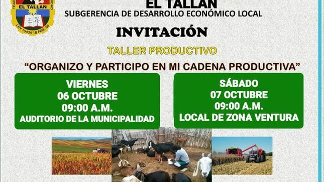 invitación a taller productivos