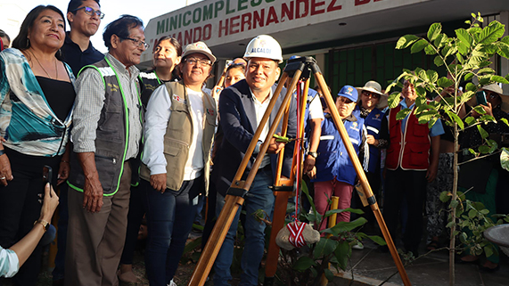 Inicia modernización de minicomplejo deportivo El Bosque