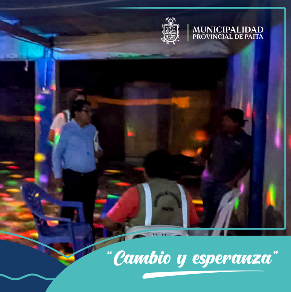 Municipalidad de Paita clausura bar clandestino donde se cometió un asesinato