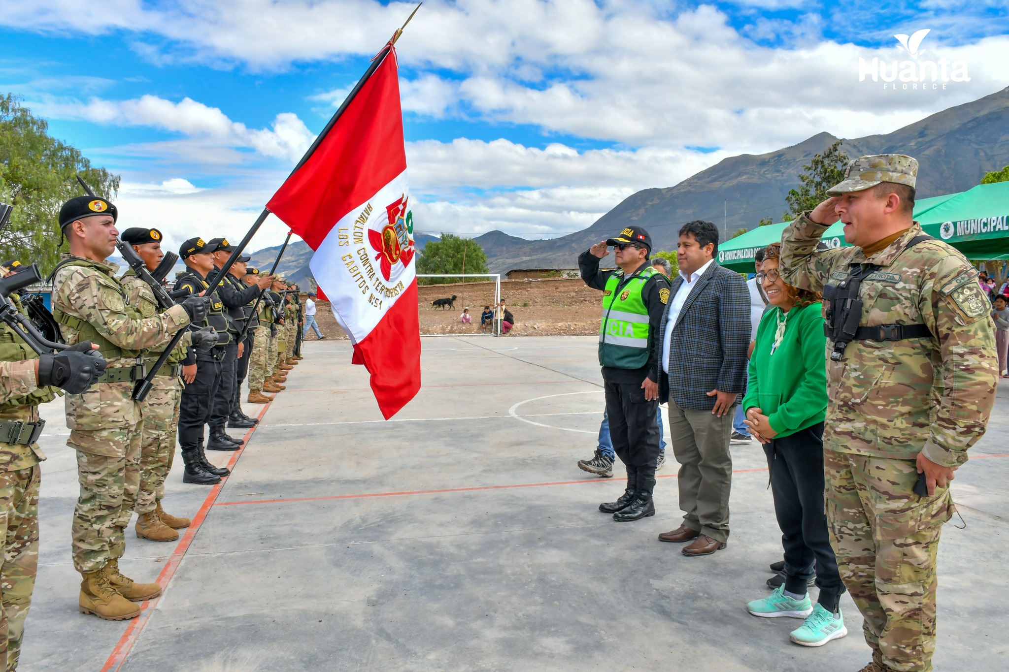 Acción Cívica en la comunidad de Aicas en el distrito de Luricocha.