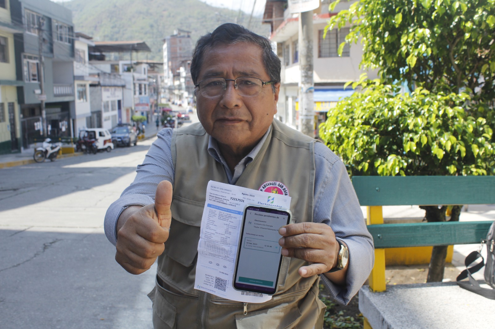 Electrocentro premia la puntualidad de pago de sus clientes en Selva central