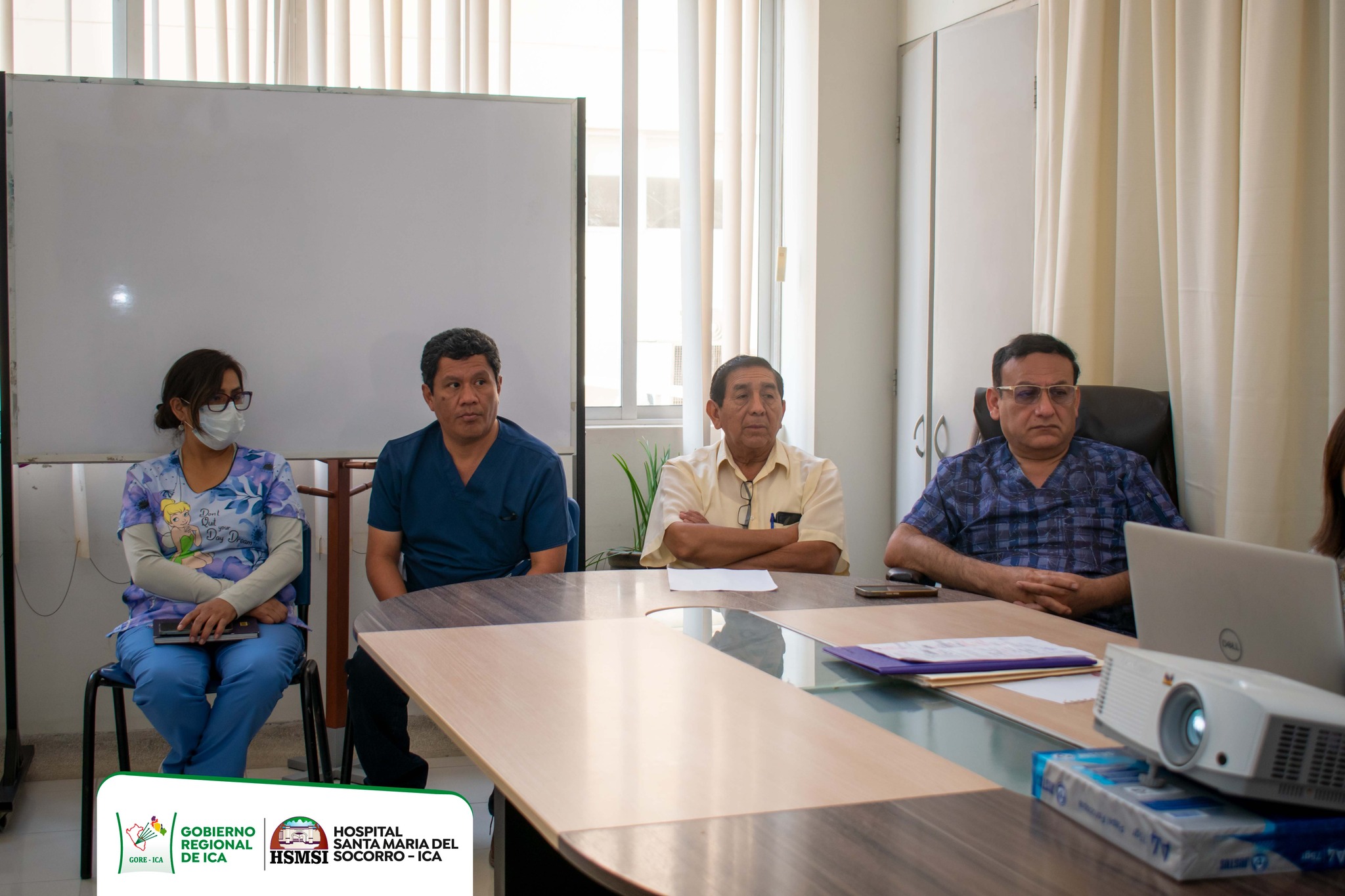 reunión de coordinación con jefes de los diferentes servicios y departamentos del HSMSI