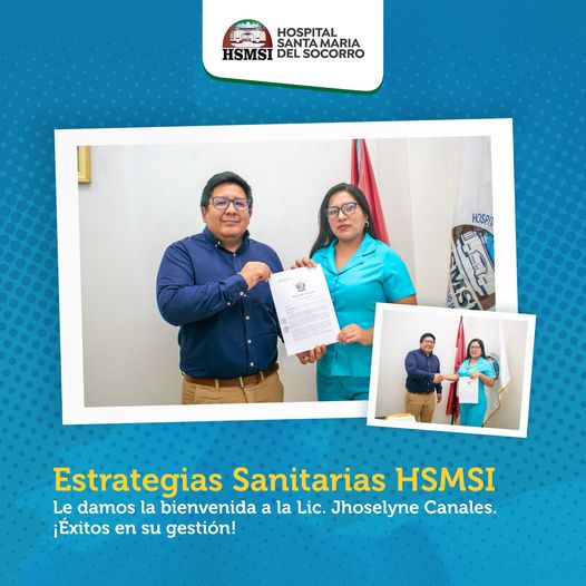 designó a la nueva Coordinadora General de Estrategias Sanitarias de Hospital Santa María del Socorro