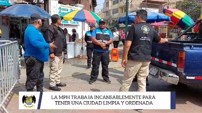 MPH trabaja incansablemente para tener una ciudad limpia y ordenada