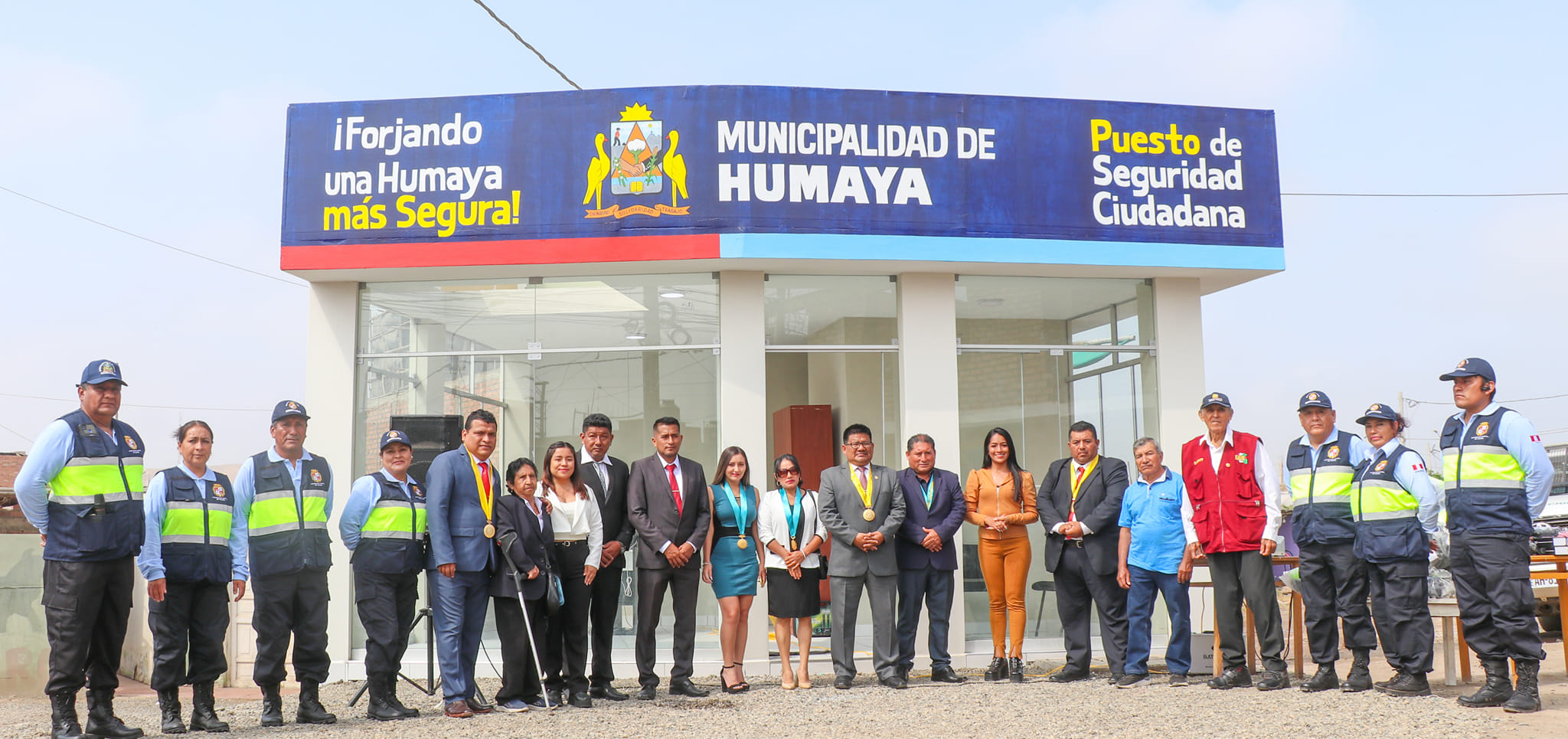 ALCALDES JUAN REAÑO Y MARCELINO MUÑOZ FORTALECEN SEGURIDAD CIUDADANA EN HUMAYA CON INAUGURACIÓN DE PUESTO DE SEGURIDAD Y ENTREGA DE UNIFORMES