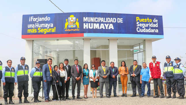 ALCALDES JUAN REAÑO Y MARCELINO MUÑOZ FORTALECEN SEGURIDAD CIUDADANA EN HUMAYA CON INAUGURACIÓN DE PUESTO DE SEGURIDAD Y ENTREGA DE UNIFORMES