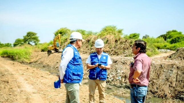 GORE rehabilitará 100 kilómetros de drenes en Sechura