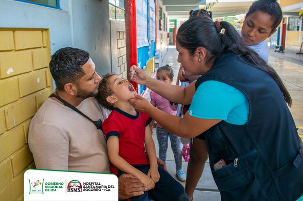 inicio de la “Segunda Jornada de Vacunación” en el Hospital Santa María del Socorro