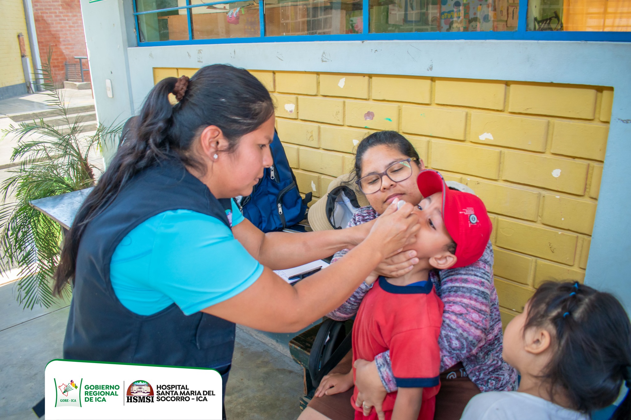 inicio de la “Segunda Jornada de Vacunación” en el Hospital Santa María del Socorro