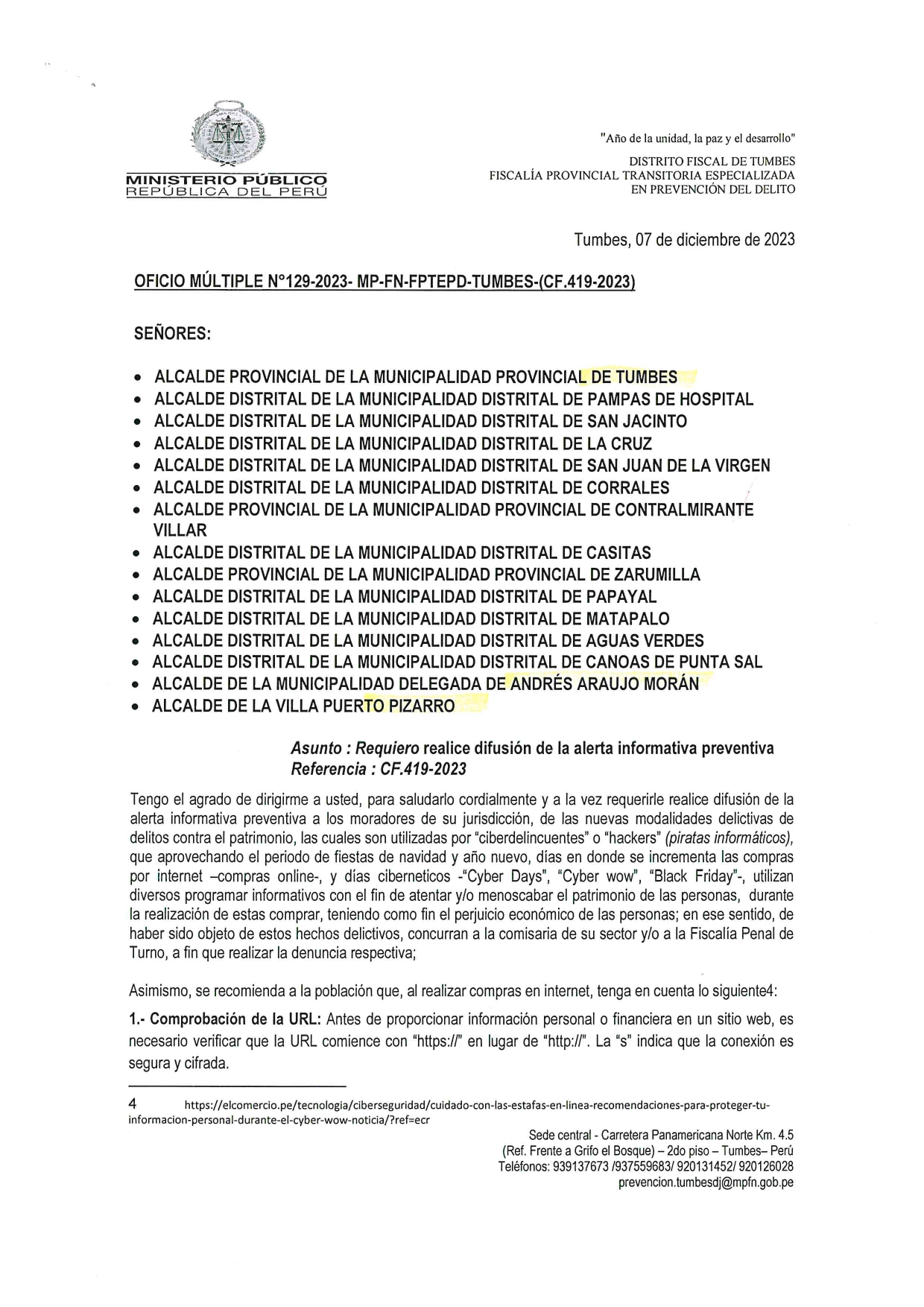 Oficio Múltiple 01
