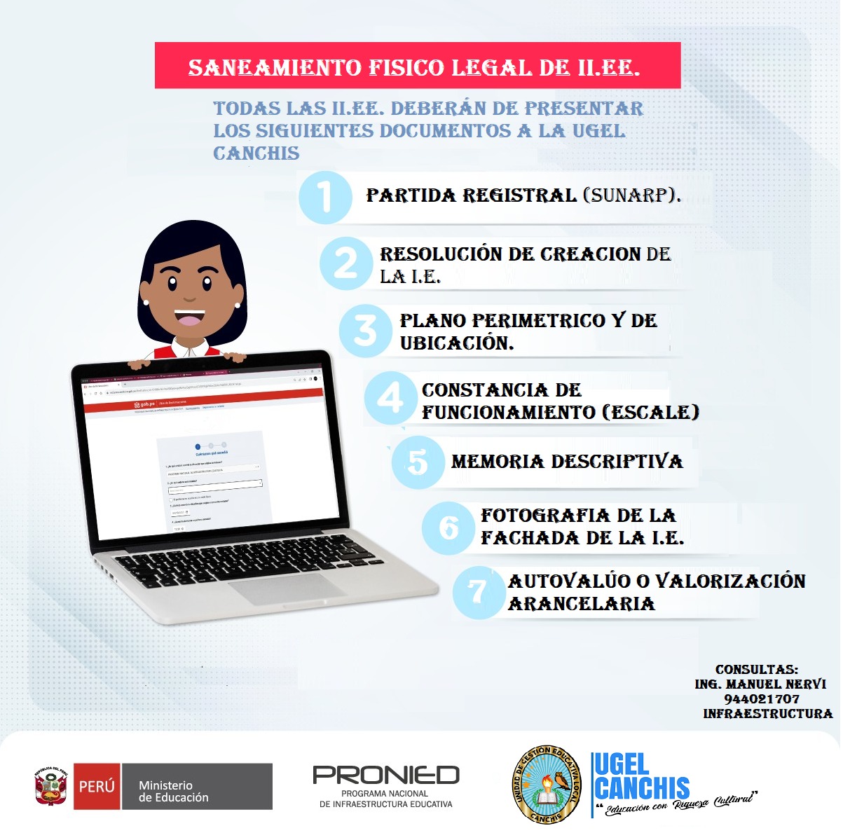 Saneamiento Físico Legal de I.E.