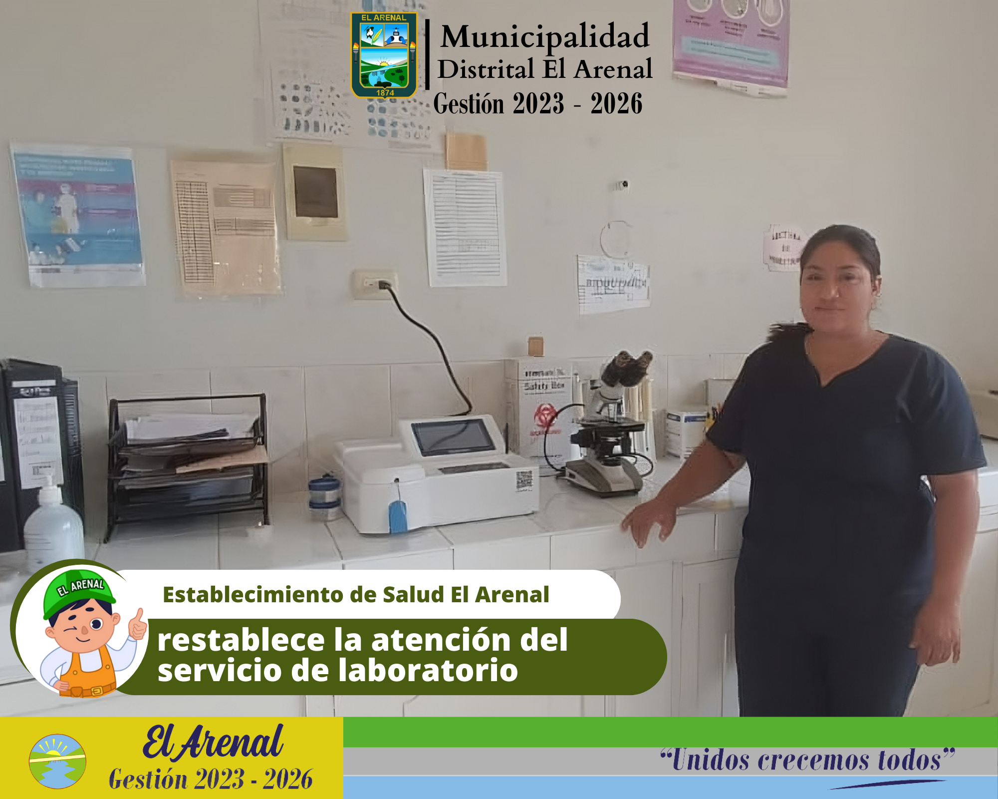 Fotografía del laboratorio