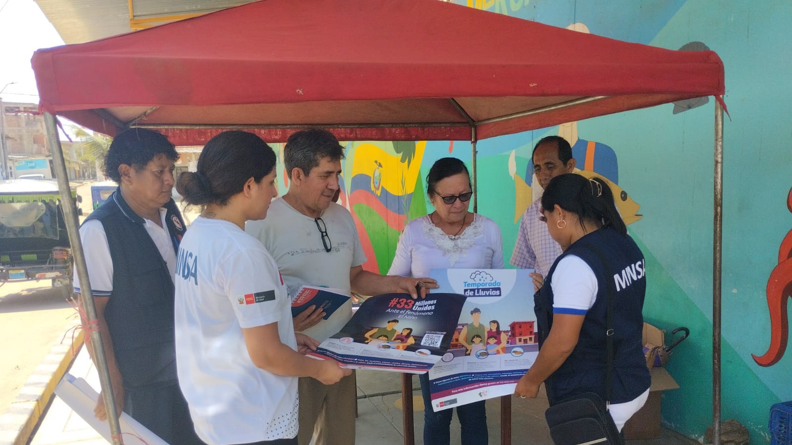 Minsa realiza diversas acciones de comunicación para sensibilizar a la población ante el fenómeno El Niño