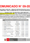 Vista preliminar de documento COMUNICADO N° 09 - TERCERA ETAPA VF