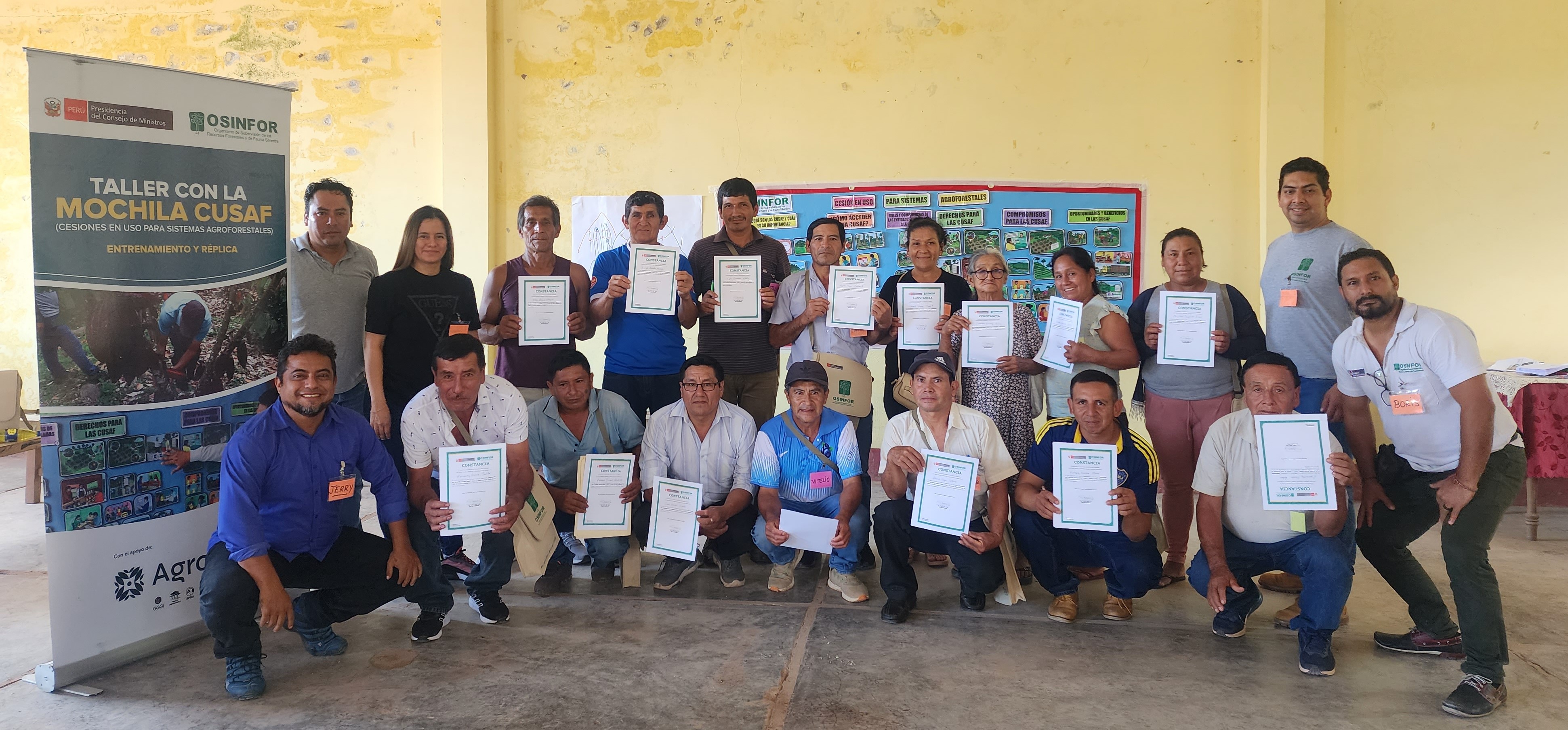 Taller con la Mochila Forestal CUSAF