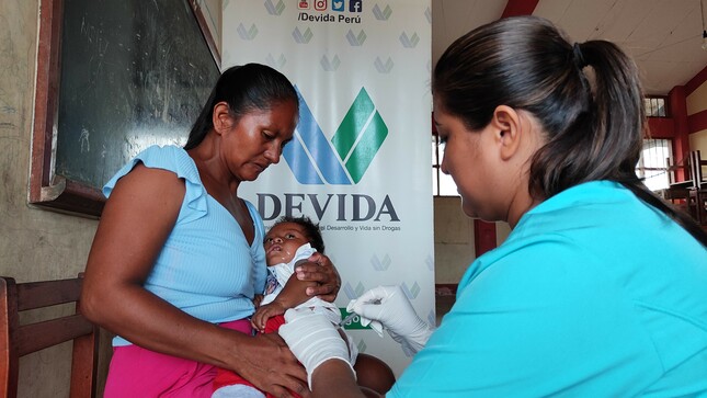 Devida organizó jornada masiva donde participaron diversas entidades del Estado en esta zona de triple frontera.