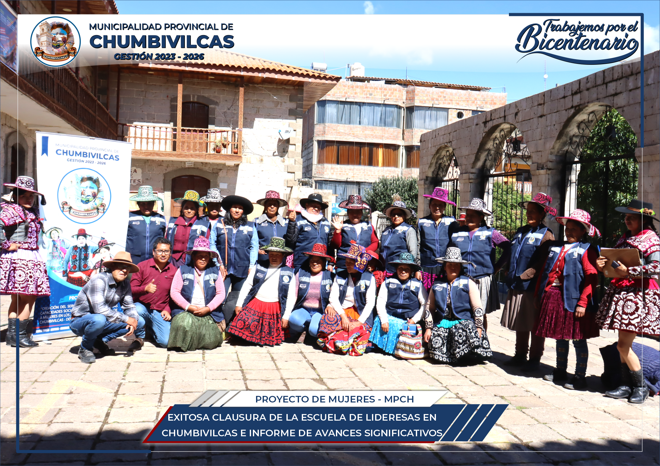 Municipalidad de Chumbivilcas clausura con éxito la Escuela de Lideresas en Chumbivilcas 